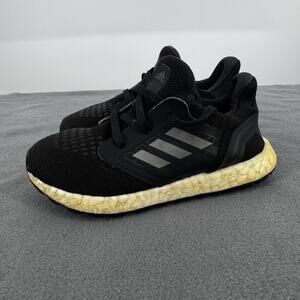 Adidas UltraBoost 20 Black Running Shoes Youth 10 EG4816 Boost